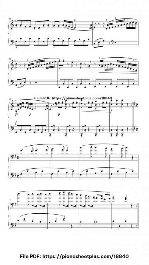 Sonatina No. 3 in C Major, Op. 36 by Muzio Clementi Level Intermediate 11 Sonatina No. 3 in C Major, Op. 36 piano sheet music free pdf