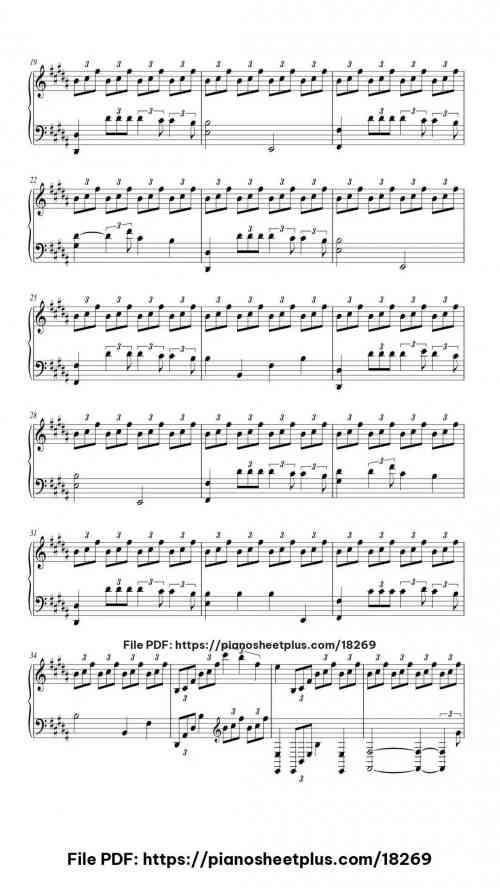 Sparkle (movie ver.) by Radwimps Level Mid-Advanced 17 Sparkle (movie ver.) piano sheet music free pdf