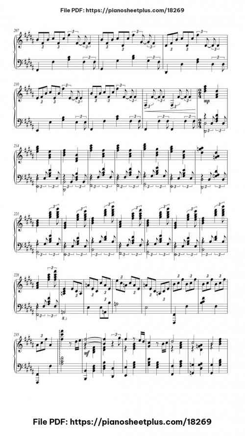 Sparkle (movie ver.) by Radwimps Level Mid-Advanced 26 Sparkle (movie ver.) piano sheet music free pdf