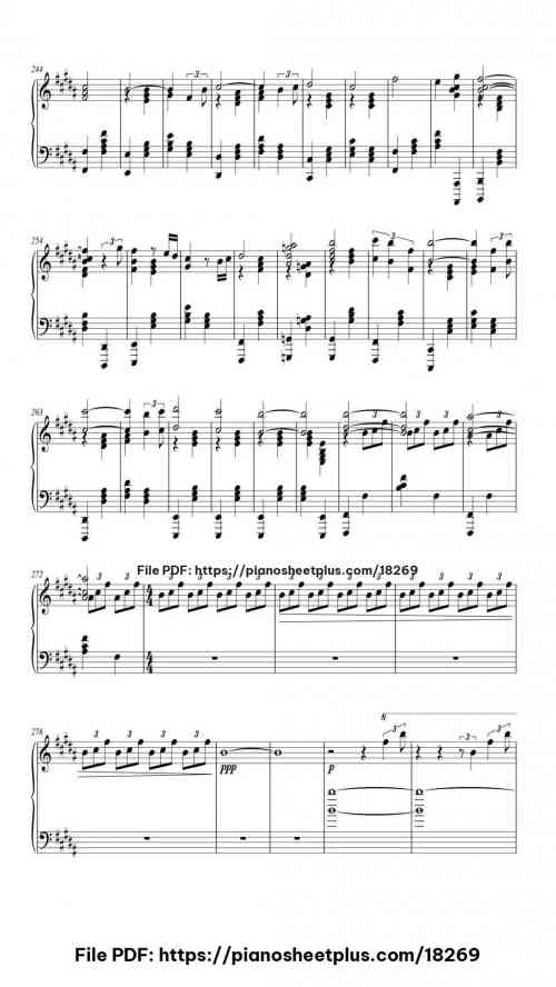 Sparkle (movie ver.) by Radwimps Level Mid-Advanced 27 Sparkle (movie ver.) piano sheet music free pdf