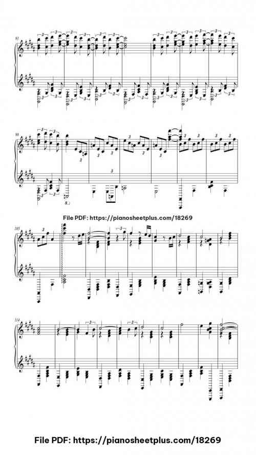 Sparkle (movie ver.) by Radwimps Level Mid-Advanced 21 Sparkle (movie ver.) piano sheet music free pdf