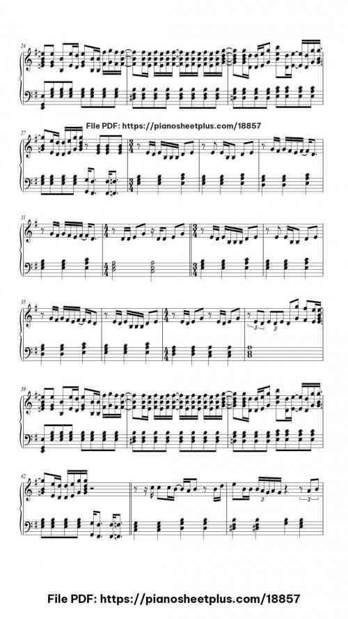 Take me to Church by Hozier Level Intermediate 5 Take me to Church piano sheet music free pdf
