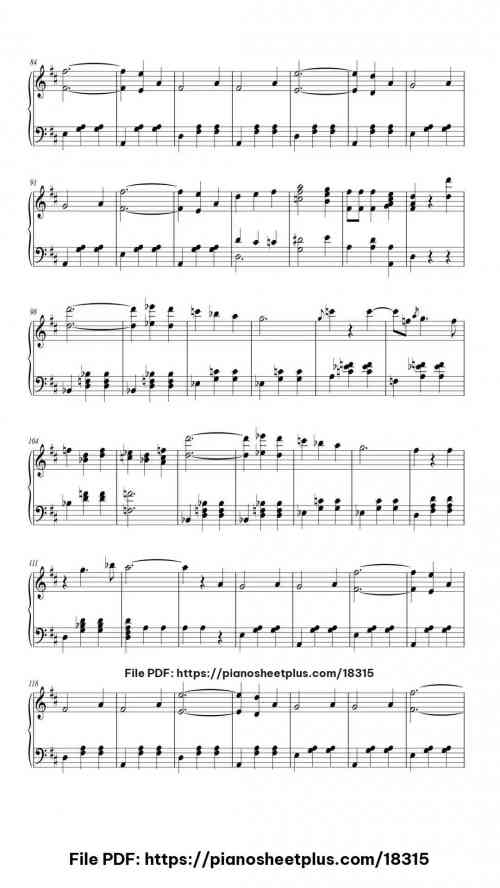 The Blue Danube by Johann Strauss II Level Intermediate 8 The Blue Danube piano sheet music free pdf