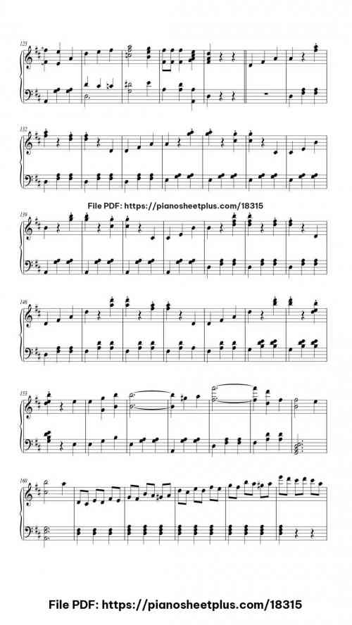 The Blue Danube by Johann Strauss II Level Intermediate 9 The Blue Danube piano sheet music free pdf