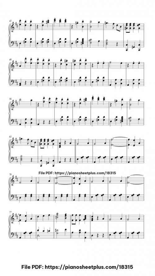 The Blue Danube by Johann Strauss II Level Intermediate 7 The Blue Danube piano sheet music free pdf