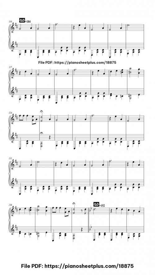 The Blue Danube in D Major by Johann Strauss II Level Mid-Advanced 19 The Blue Danube in D Major piano sheet music free pdf