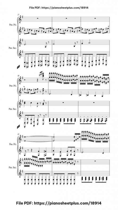 The Nutcracker Suite by Pyotr Ilyich Tchaikovsky Level Mid-Advanced 47 The Nutcracker Suite piano sheet music free pdf