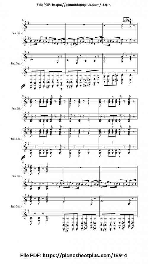 The Nutcracker Suite by Pyotr Ilyich Tchaikovsky Level Mid-Advanced 49 The Nutcracker Suite piano sheet music free pdf