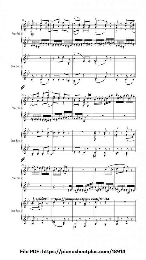 The Nutcracker Suite by Pyotr Ilyich Tchaikovsky Level Mid-Advanced 38 The Nutcracker Suite piano sheet music free pdf