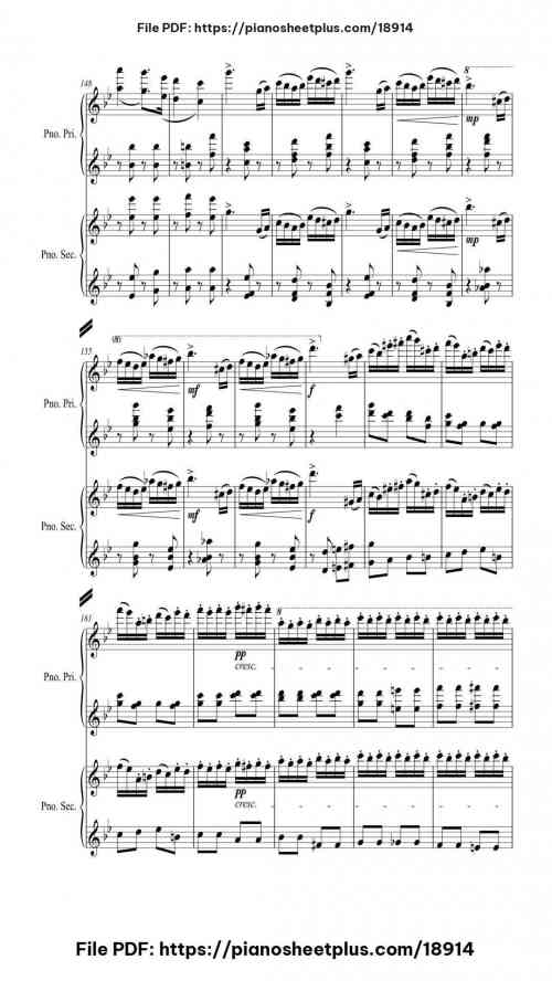 The Nutcracker Suite by Pyotr Ilyich Tchaikovsky Level Mid-Advanced 41 The Nutcracker Suite piano sheet music free pdf