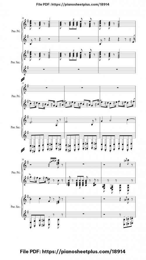 The Nutcracker Suite by Pyotr Ilyich Tchaikovsky Level Mid-Advanced 44 The Nutcracker Suite piano sheet music free pdf
