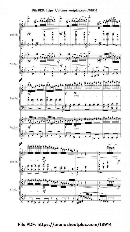 The Nutcracker Suite by Pyotr Ilyich Tchaikovsky Level Mid-Advanced 36 The Nutcracker Suite piano sheet music free pdf