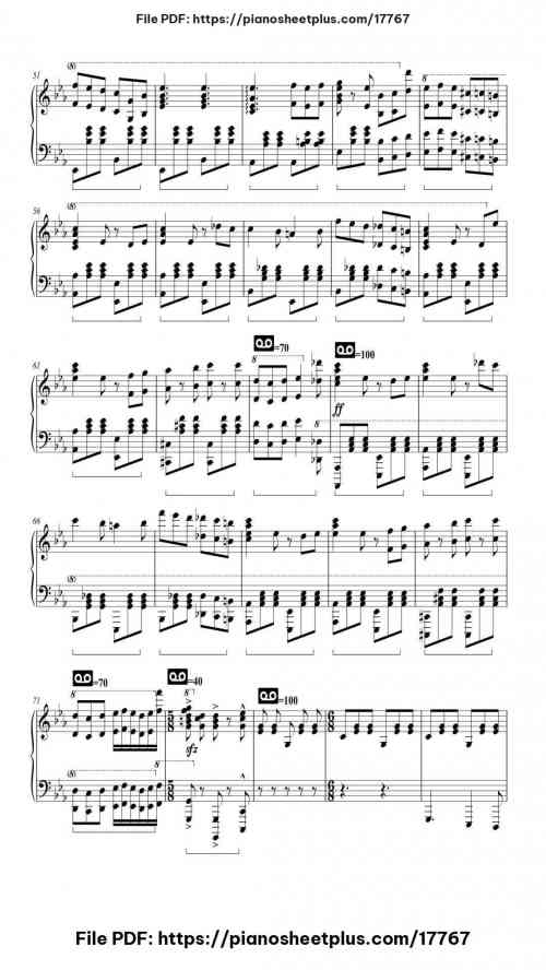 The Second Waltz, Op. 99a by Dmitri Shostakovich Level Intermediate 8 The Second Waltz, Op. 99a piano sheet music free pdf