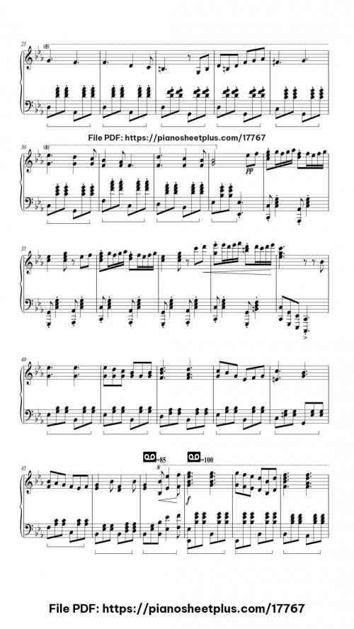The Second Waltz, Op. 99a by Dmitri Shostakovich Level Intermediate 7 The Second Waltz, Op. 99a piano sheet music free pdf
