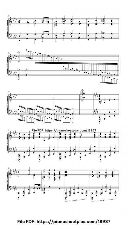 Through Patches of Violet by Cladad Keithgale Level Mid-Advanced 10 Through Patches of Violet piano sheet music free pdf