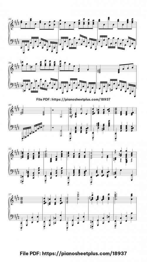 Through Patches of Violet by Cladad Keithgale Level Mid-Advanced 14 Through Patches of Violet piano sheet music free pdf