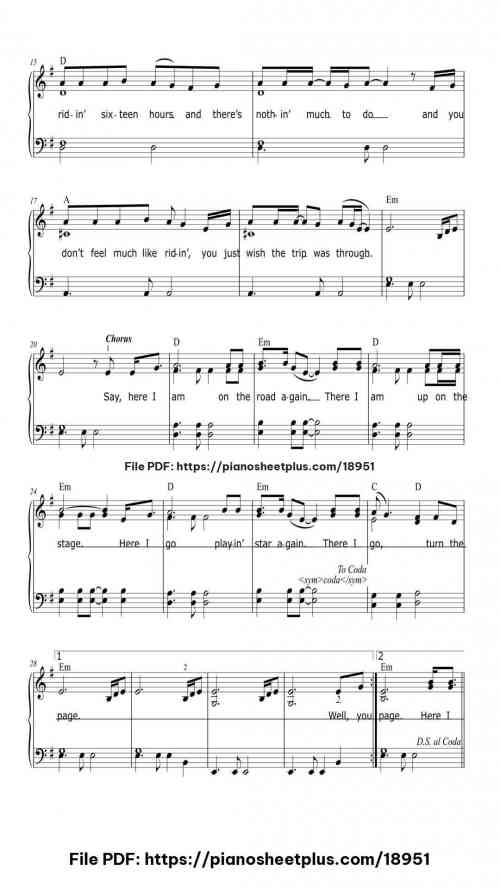 Turn The Page by Metallica Level Intermediate 5 Turn The Page piano sheet music free pdf