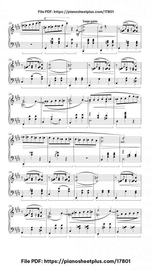 Waltz in C-Sharp Minor, Op. 64, No. 2 by Frédéric Chopin Level Mid-Advanced 12 Waltz in C-Sharp Minor, Op. 64, No. 2 piano sheet music free pdf