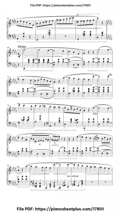 Waltz in C-Sharp Minor, Op. 64, No. 2 by Frédéric Chopin Level Mid-Advanced 10 Waltz in C-Sharp Minor, Op. 64, No. 2 piano sheet music free pdf