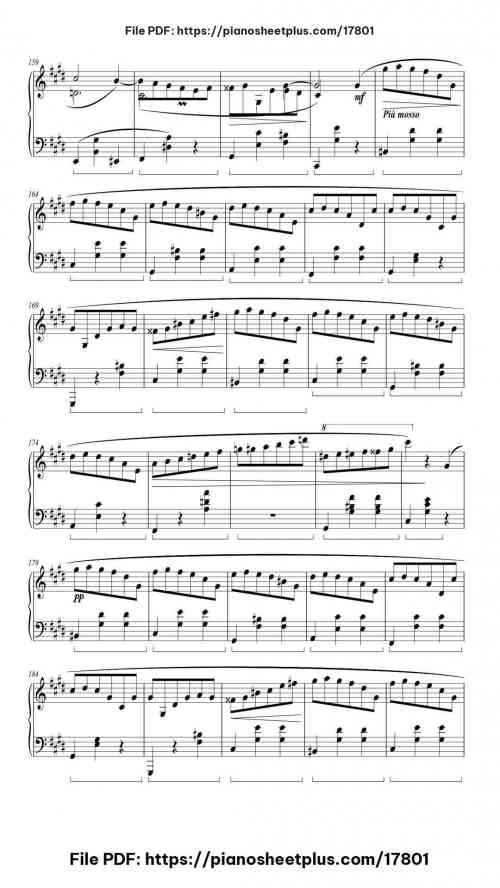 Waltz in C-Sharp Minor, Op. 64, No. 2 by Frédéric Chopin Level Mid-Advanced 13 Waltz in C-Sharp Minor, Op. 64, No. 2 piano sheet music free pdf