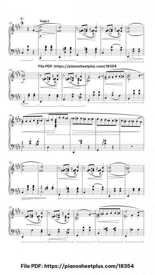 Waltz No. 7 in C-sharp Minor, Op. 64, No. 2 by Frédéric Chopin Level Mid-Advanced 12 Waltz No. 7 in C-sharp Minor, Op. 64, No. 2 piano sheet music free pdf