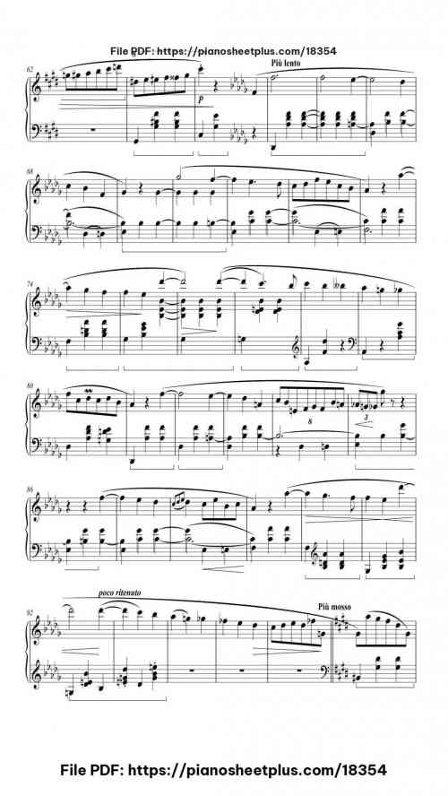 Waltz No. 7 in C-sharp Minor, Op. 64, No. 2 by Frédéric Chopin Level Mid-Advanced 10 Waltz No. 7 in C-sharp Minor, Op. 64, No. 2 piano sheet music free pdf