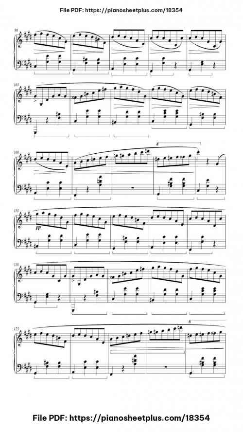 Waltz No. 7 in C-sharp Minor, Op. 64, No. 2 by Frédéric Chopin Level Mid-Advanced 11 Waltz No. 7 in C-sharp Minor, Op. 64, No. 2 piano sheet music free pdf