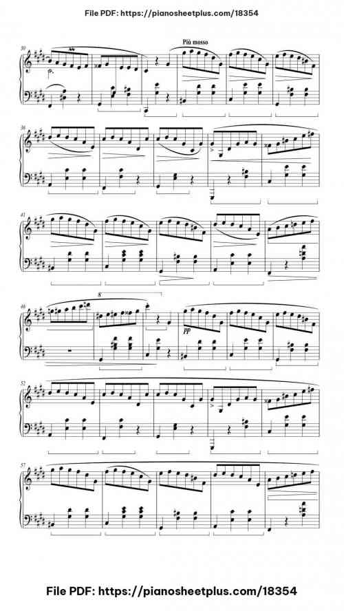 Waltz No. 7 in C-sharp Minor, Op. 64, No. 2 by Frédéric Chopin Level Mid-Advanced 9 Waltz No. 7 in C-sharp Minor, Op. 64, No. 2 piano sheet music free pdf