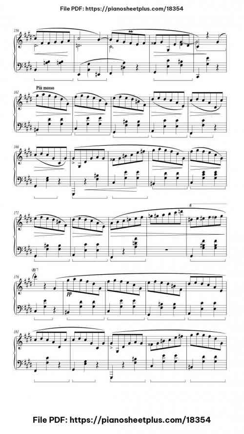 Waltz No. 7 in C-sharp Minor, Op. 64, No. 2 by Frédéric Chopin Level Mid-Advanced 13 Waltz No. 7 in C-sharp Minor, Op. 64, No. 2 piano sheet music free pdf