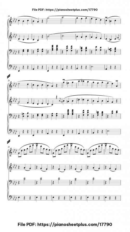 Waltz Op. 34 No. 1 in A-flat Major by Frédéric Chopin Level Intermediate 19 Waltz Op. 34 No. 1 in A-flat Major piano sheet music free pdf