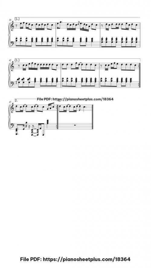 What if I had been that PUMA by TXT Level Intermediate 6 What if I had been that PUMA piano sheet music free pdf