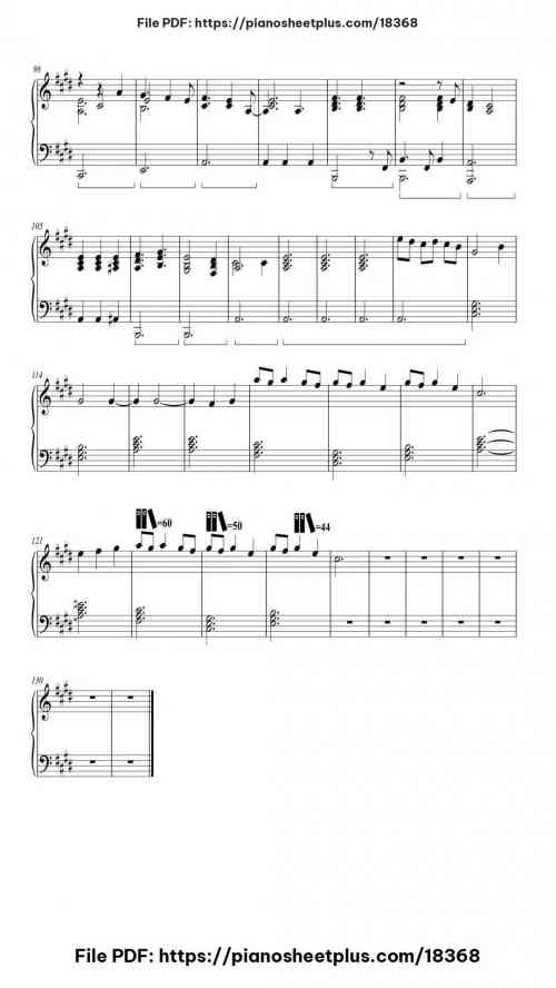 When the Party's Over by Billie Eilish Level Intermediate 6 When the Party's Over piano sheet music free pdf