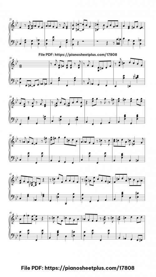 Wolverine Blues by Jelly Roll Morton Level Mid-Advanced 5 Wolverine Blues piano sheet music free pdf