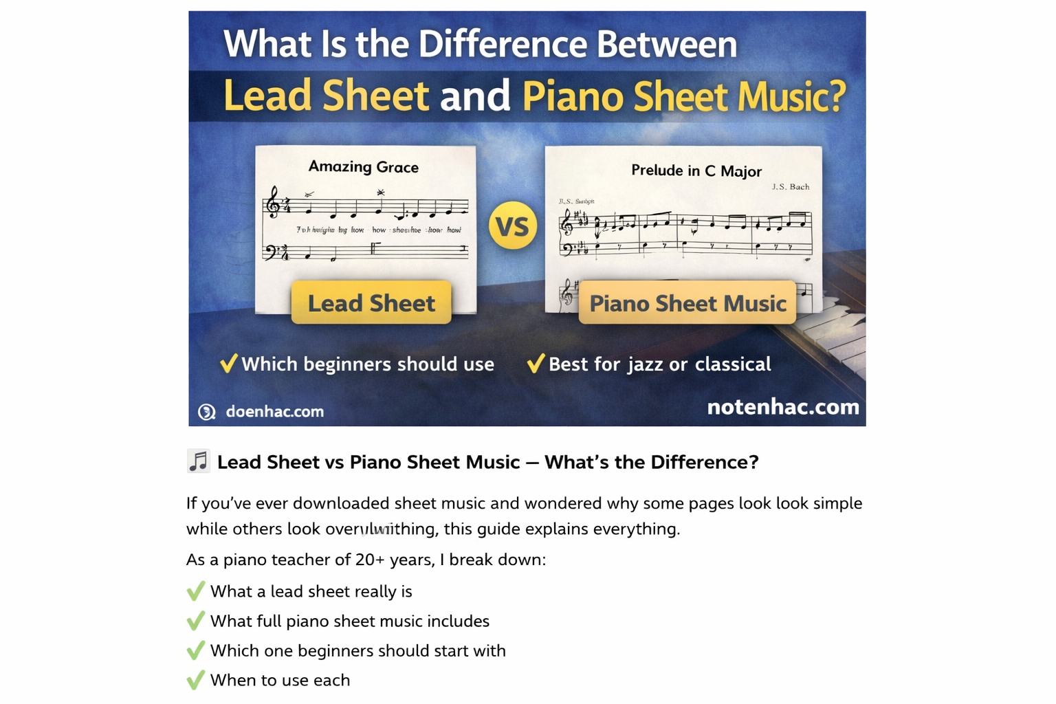 What Is the Difference Between Lead Sheet and Piano Sheet Music? 4 What Is the Difference Between Lead Sheet and Piano Sheet Music?