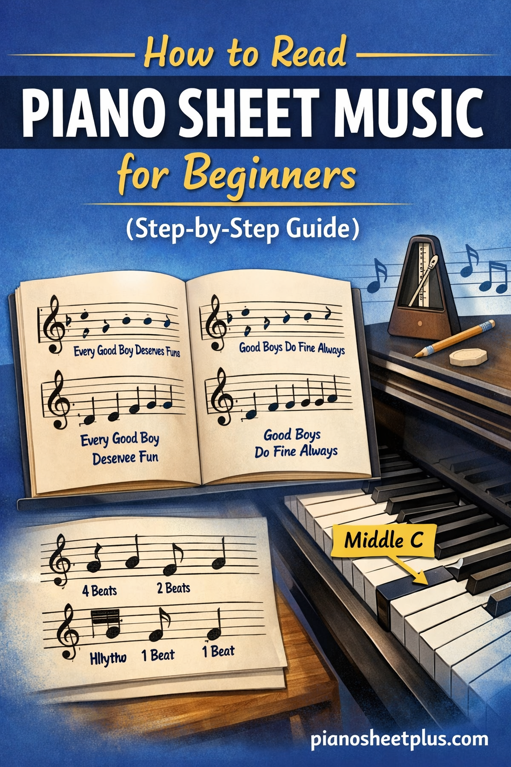 How to Read Piano Sheet Music for Beginners (Step-by-Step Guide) 3 How to Read Piano Sheet Music for Beginners (Step-by-Step Guide)